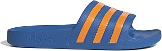 adidas Unisex Adilette Aqua Slides Bright Royal/Crew Orange/Bright Royal 12 UK 47 EU