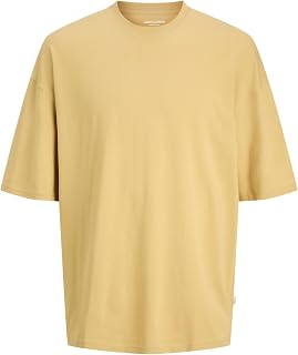 Jack & Jones Male T-Shirt Einfarbig Rundhalsausschnitt T-Shirt