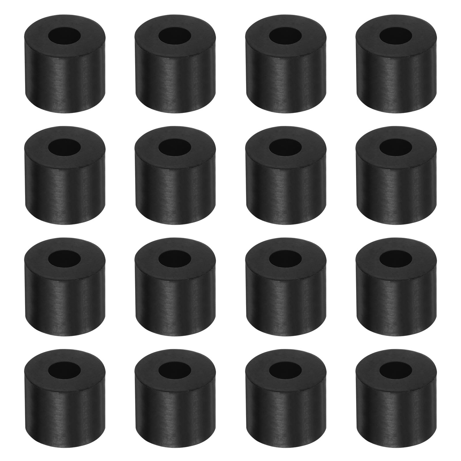 HARFINGTON 16pcs Rubber Spacer ID 10mm x OD 25mm x Length 22mm Neoprene Round An