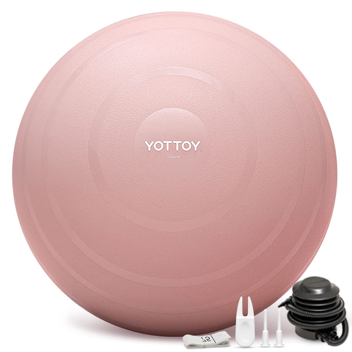 YOTTOY Anti-Burst Exercise Ball for Working Out, Yoga & Pregnancy, Extra Thick W