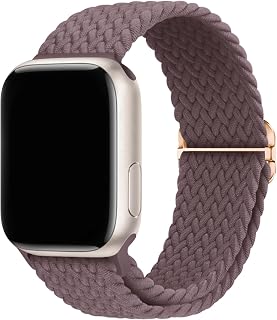 Braided Stretch Solo Loop Band for Apple Watch 49mm 46mm 45mm 44mm 42mm 41mm 40mm 38mm Elastic Nylon Sport Strap Series 11/10/9/8/7/6/5/4/3/SE/Ultra 2 Men Women