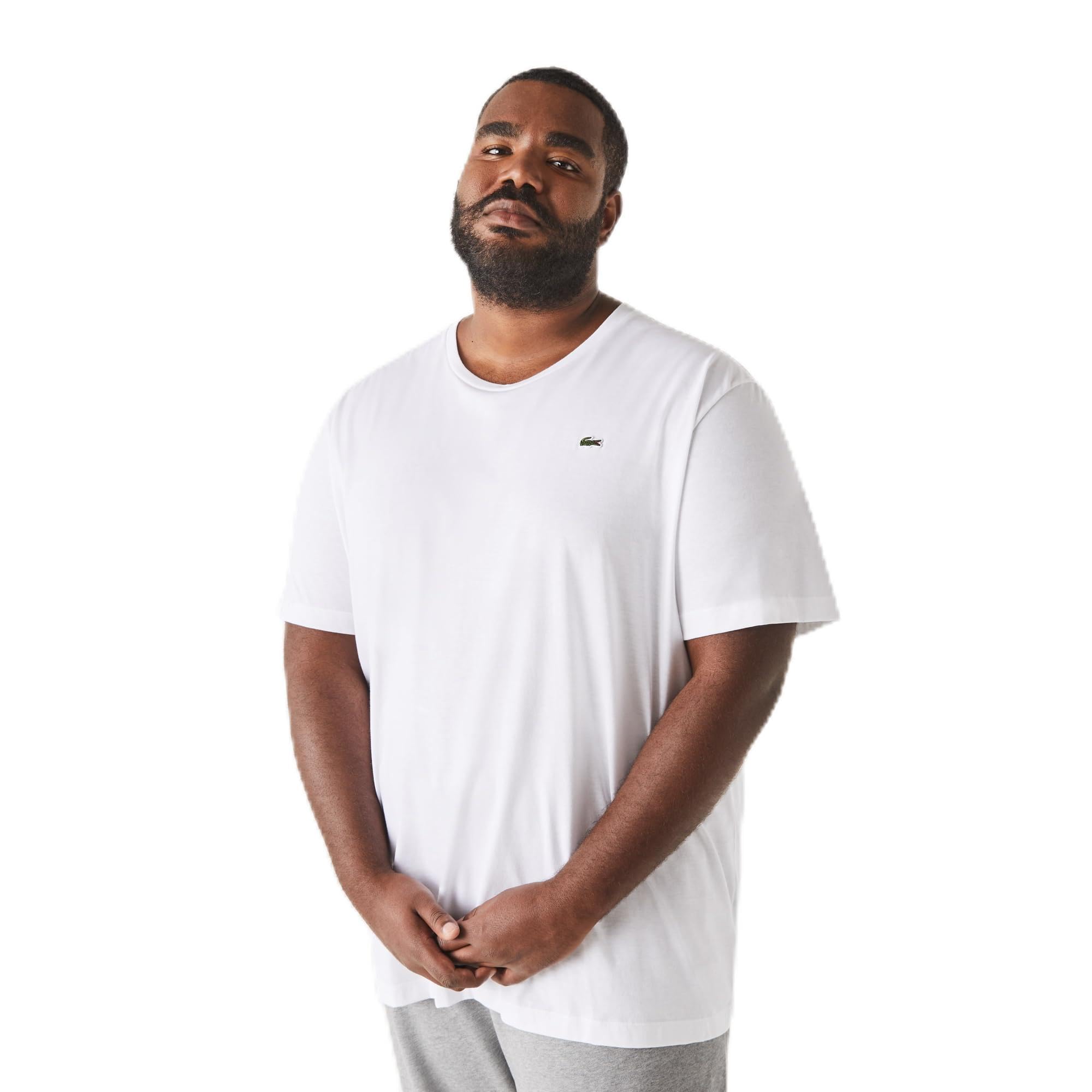 Lacoste Men's Big Fit Crew Neck Cotton Jersey