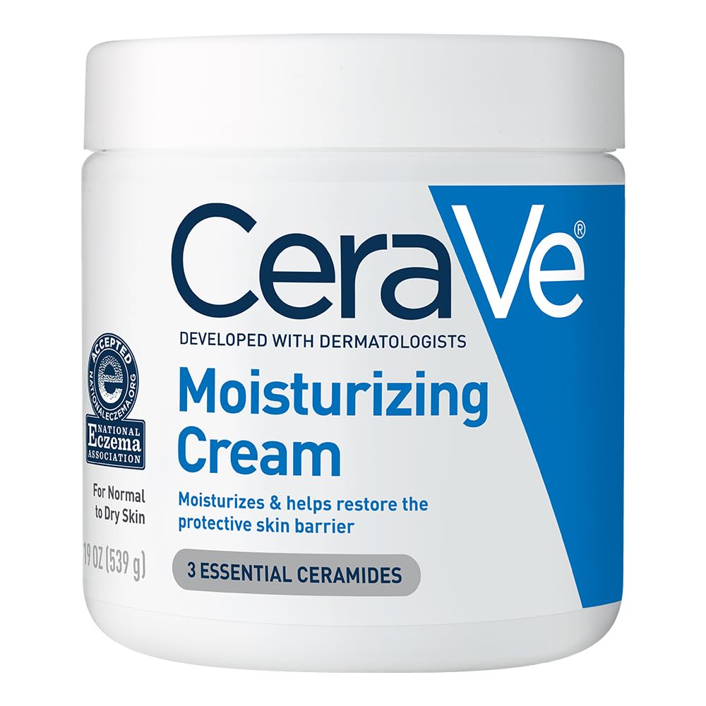 CeraVe Moisturizing Cream, Face & Body Moisturizer for Dry Skin, 19oz | Skin Car