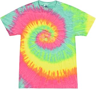 Women's Colortone Rainbow Tie Dye Top Short Sleeve T-Shirt