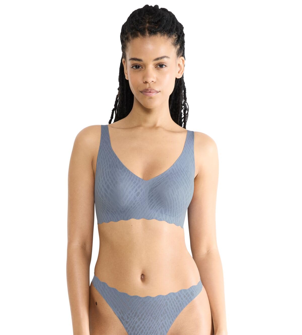 Sloggi Zero Feel Bliss Soft Bra Bluish Grey