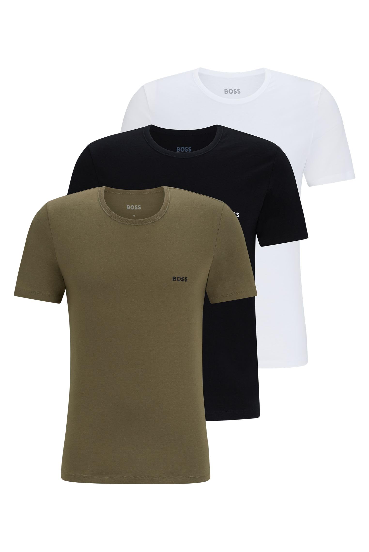 BOSS T-Shirt RN 3p Co Men's T-Shirt (Pack of 3)