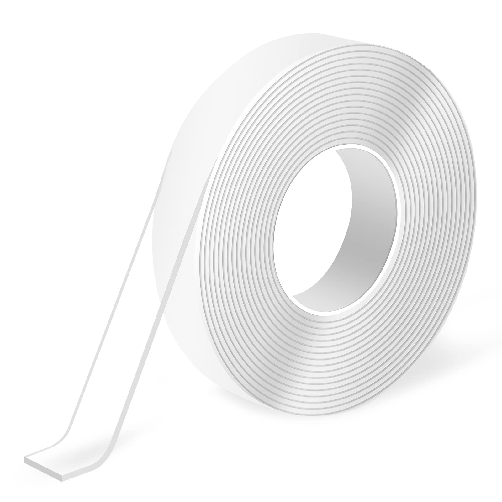 Art3d Traceless Double-Sided Foam Tape, 1/24" x 1/2" x 10', 1 Roll, Crystal | St