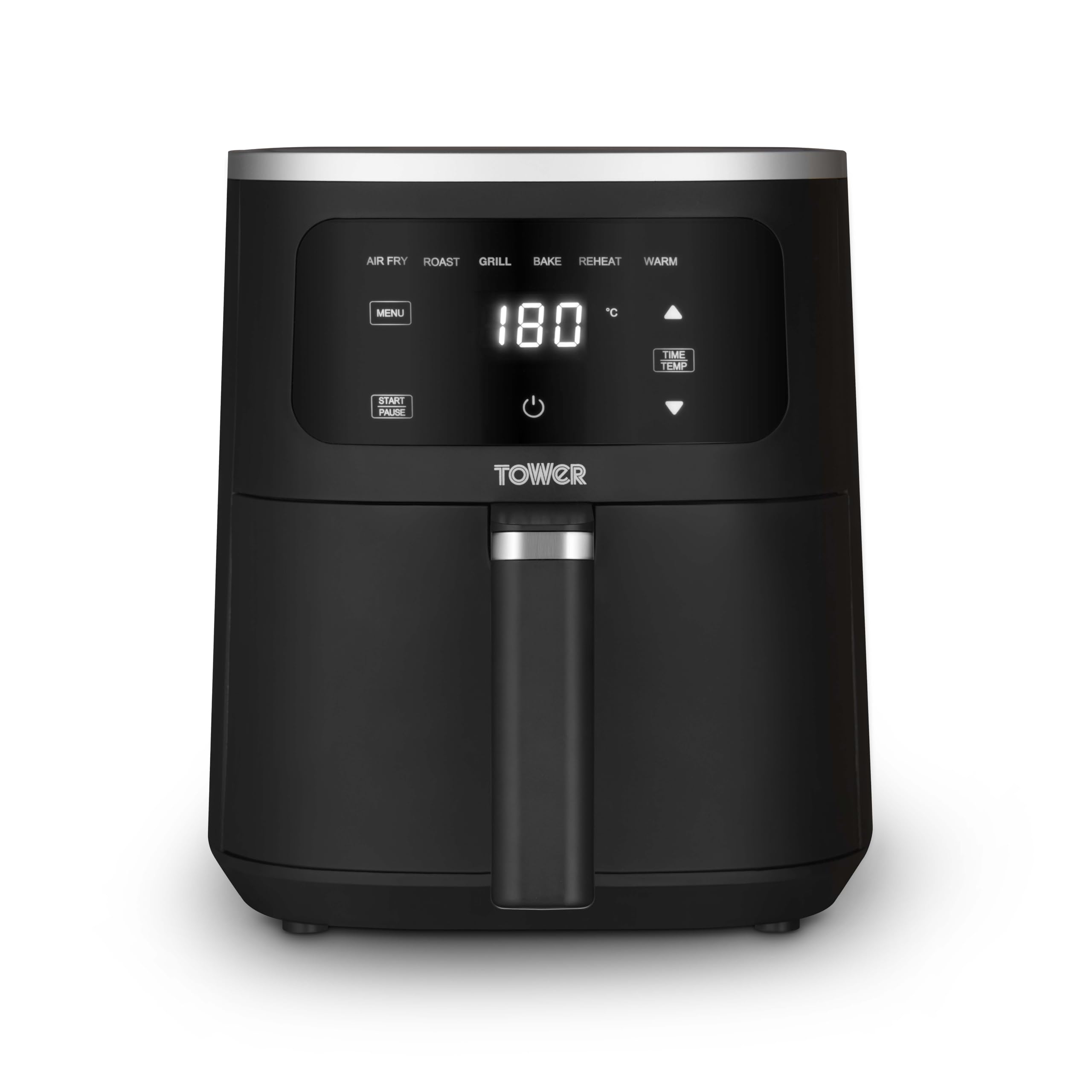 Tower Digital Single Basket Air Fryer, 4L Capacity, Overheat Protection, 1300W, 