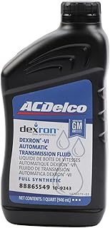 ACDelco GM Original Equipment 10-9243 (88865549) Dexron VI Full Synthetic Automatic Transmission Fluid - 1 qt
