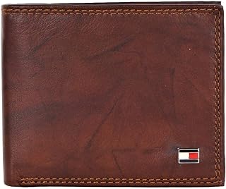 Tommy Hilfiger Men's Leather Orson RFID Bifold Wallet with Removable Passcase