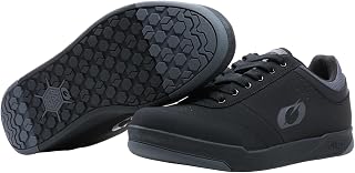 O'NEAL Mountain Bike Shoes MTB Downhill Freeride Vegan Ultimate Balance Between Grip and Foot Positioning Breathable Pumps Flat Shoe Adults Grey Black