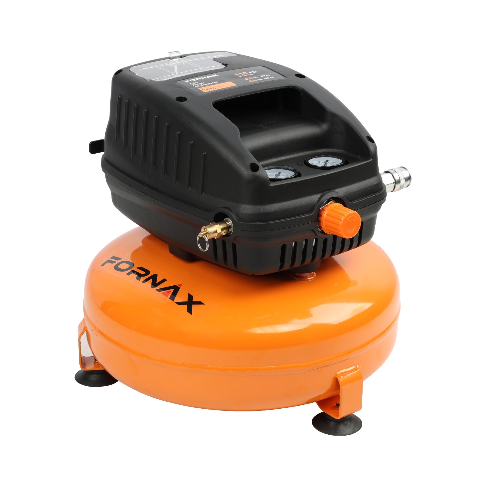 FORNAX Pancake Air Compressor, 3 Gallon, 110 PSI Portable Air Compressor, Oil Fr