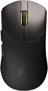 CORSAIR Sabre v2 PRO Ultralight FPS Wireless Gaming Mouse – 33,000 DPI, 36g Weight, 8,000Hz Hyper-Polling, Mechanical Switches, Up to 70-Hour Wireless Battery Life, Corsair Web Hub – Black