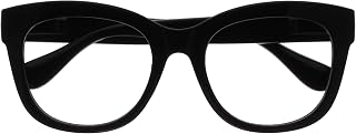 OPULIZE Big Blue Light Glasses for Men and Women – Screen/Gaming Glasses – Anti-Glare Anti-Glare UV Protection – Black