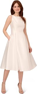 Adrianna Papell Origami Folded Sheath Dress - Women's Pleated Sleeveless Dress