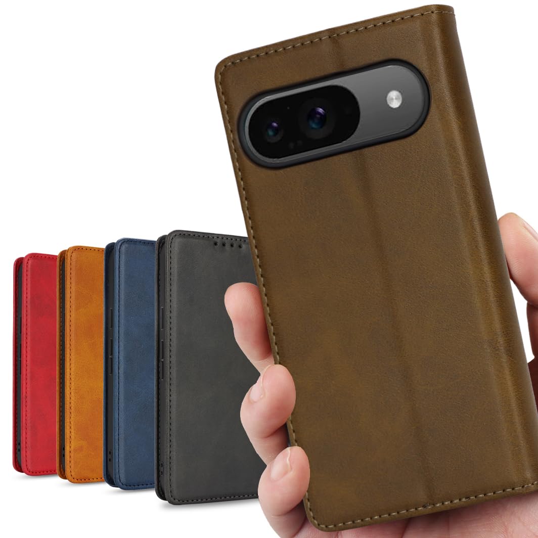 iCoverCase Google Pixel 9 Case, Notebook Type, Compatible with Pixel 9 Pro, Shoc