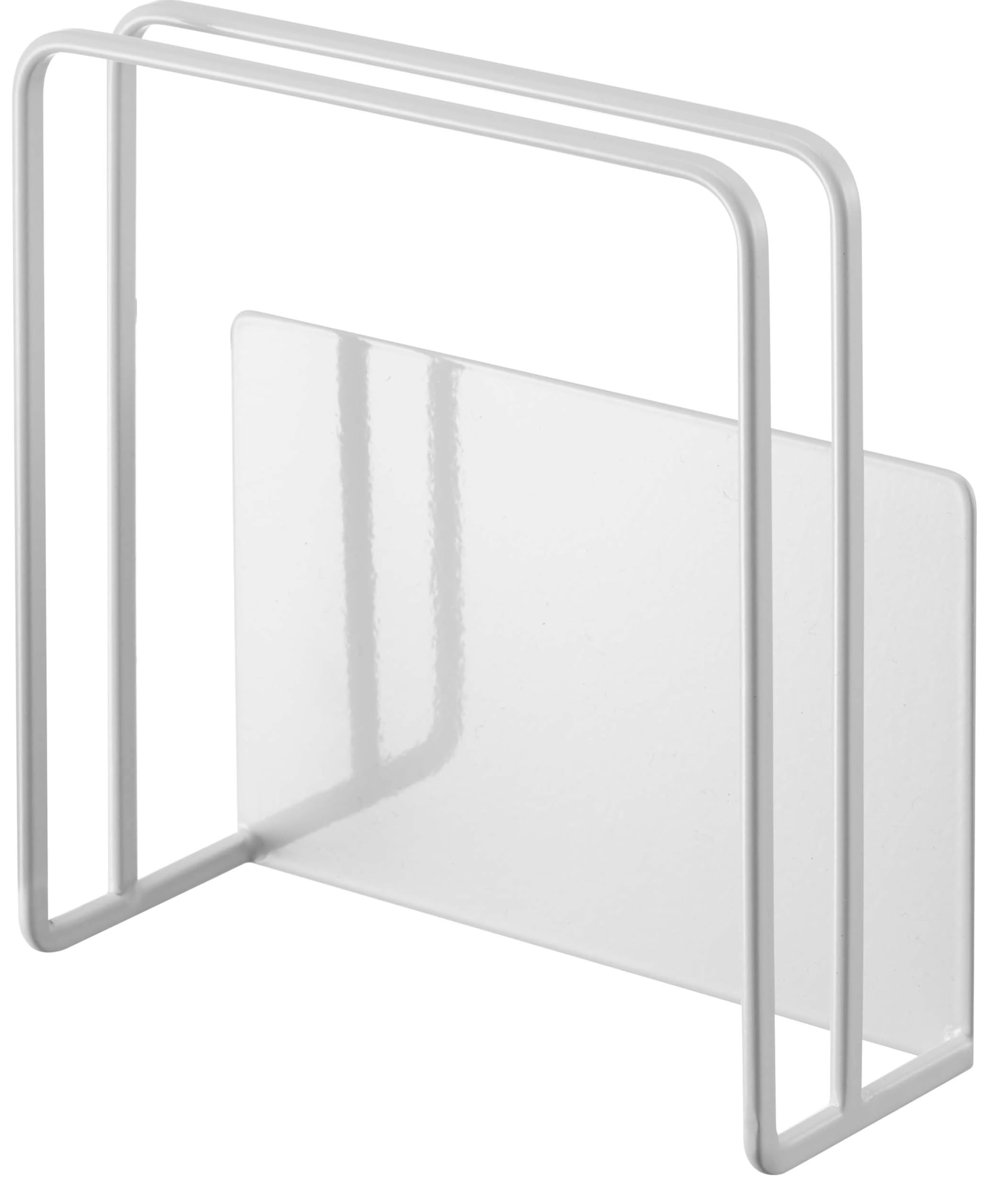 Yamazaki 5138 Magnetic Cutting Board Stand, White, Approx. W 5.3 x D 2.2 x H 5.5
