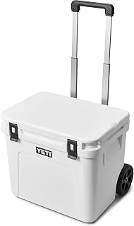 YETI Roadie 60 Wheeled Cool Box, Insulated Hard Cooler