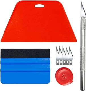 Art3d Smoothing Tool Kit for Peel and Stick Wallpaper | Vinyl Backsplash Tile, Complete Basic Tool Set, Bubble & Crease Removal, Ergonomic Grip, Safe for DIY and New Home Buyer