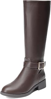 DREAM PAIRS Women's Knee High Comfort Riding Boots