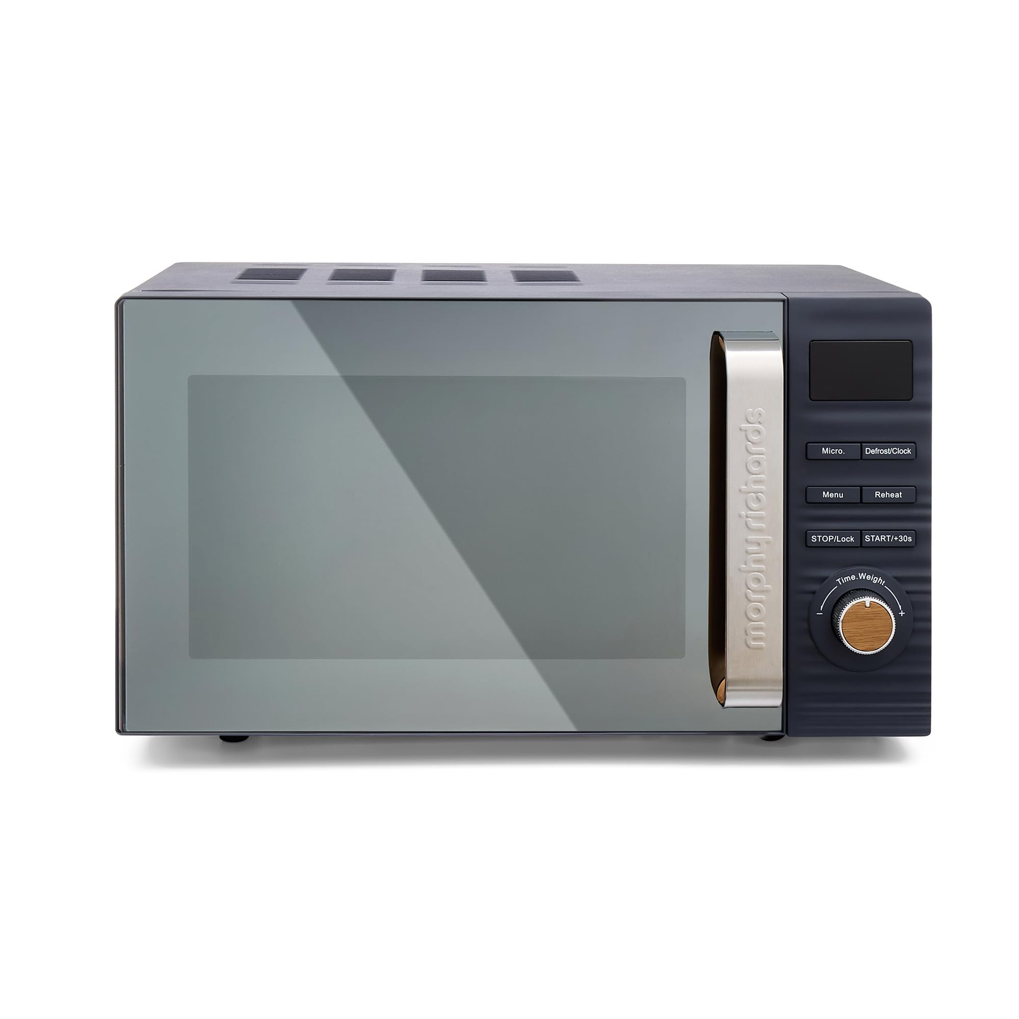 Morphy Richards Clay Digital Grey Microwave, 20L Capacity, Stainless Steel Inner