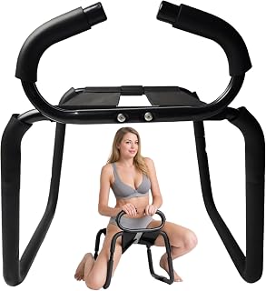 Sex Chair Sex Bench Bouncing Mount Sex Stool Weightless Position Bouncer Chair with Handrail and Dildo Portable Elastic Sex Machine BDSM Sex Novelty Toy for Adult Game