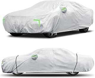 Car Cover Custom Fit for Mazda Miata MX-5 1989-2025,6 Layers Truck Cover Waterproof All Weather for Automobiles,Outdoor Full Exterior Cover,Rain, Sun, Wind Protection,Silver