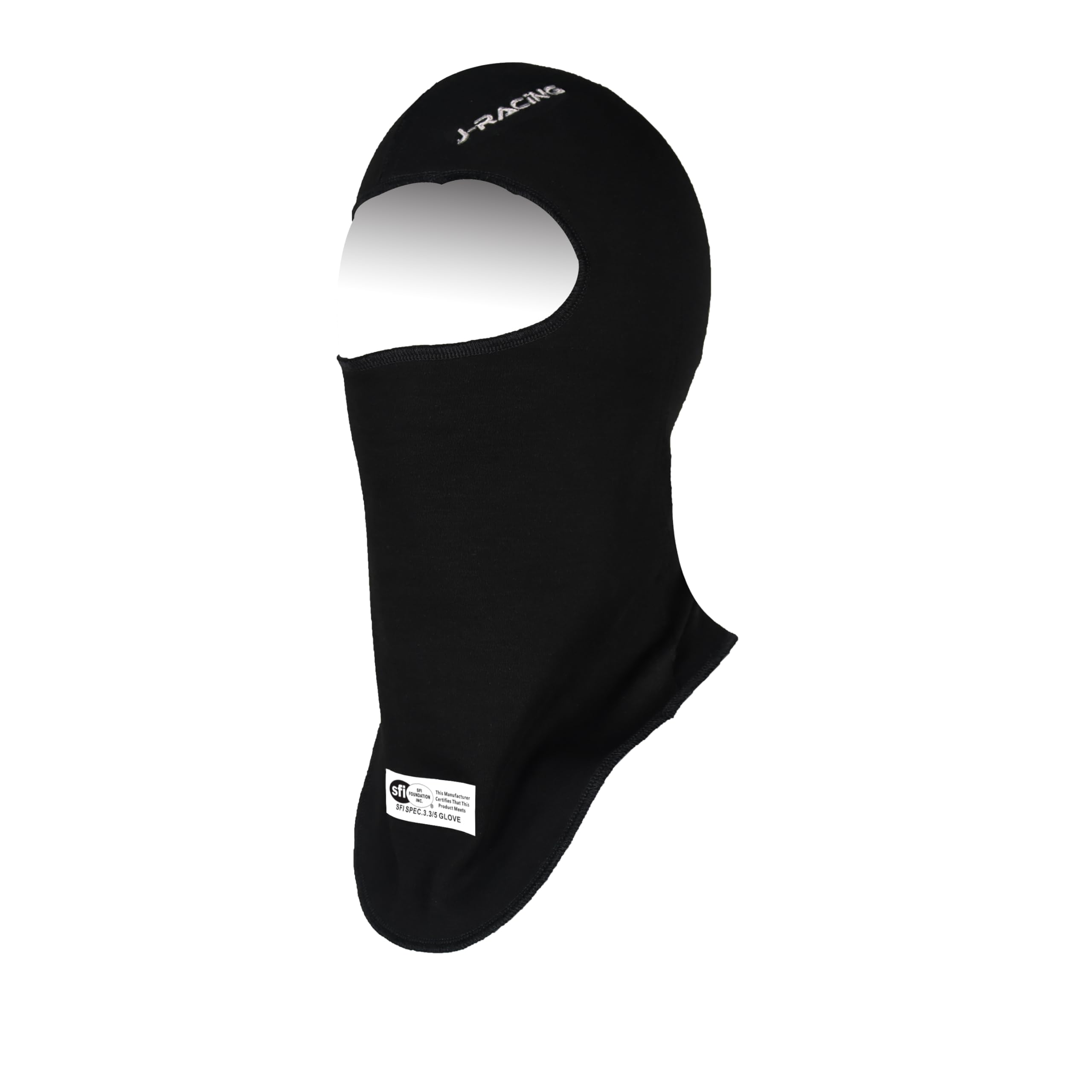 J-RACING® Racing Balaclava, Lightweight Aramid Knit, SFI 3.3 Certified, Flame Re