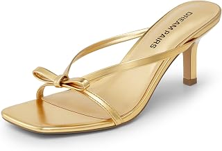 DREAM PAIRS Women's Heeled Sandals - Classic Comfort