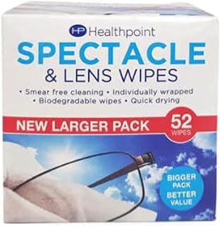 HEALTHPOINT SPECTACLE & LENS WIPES