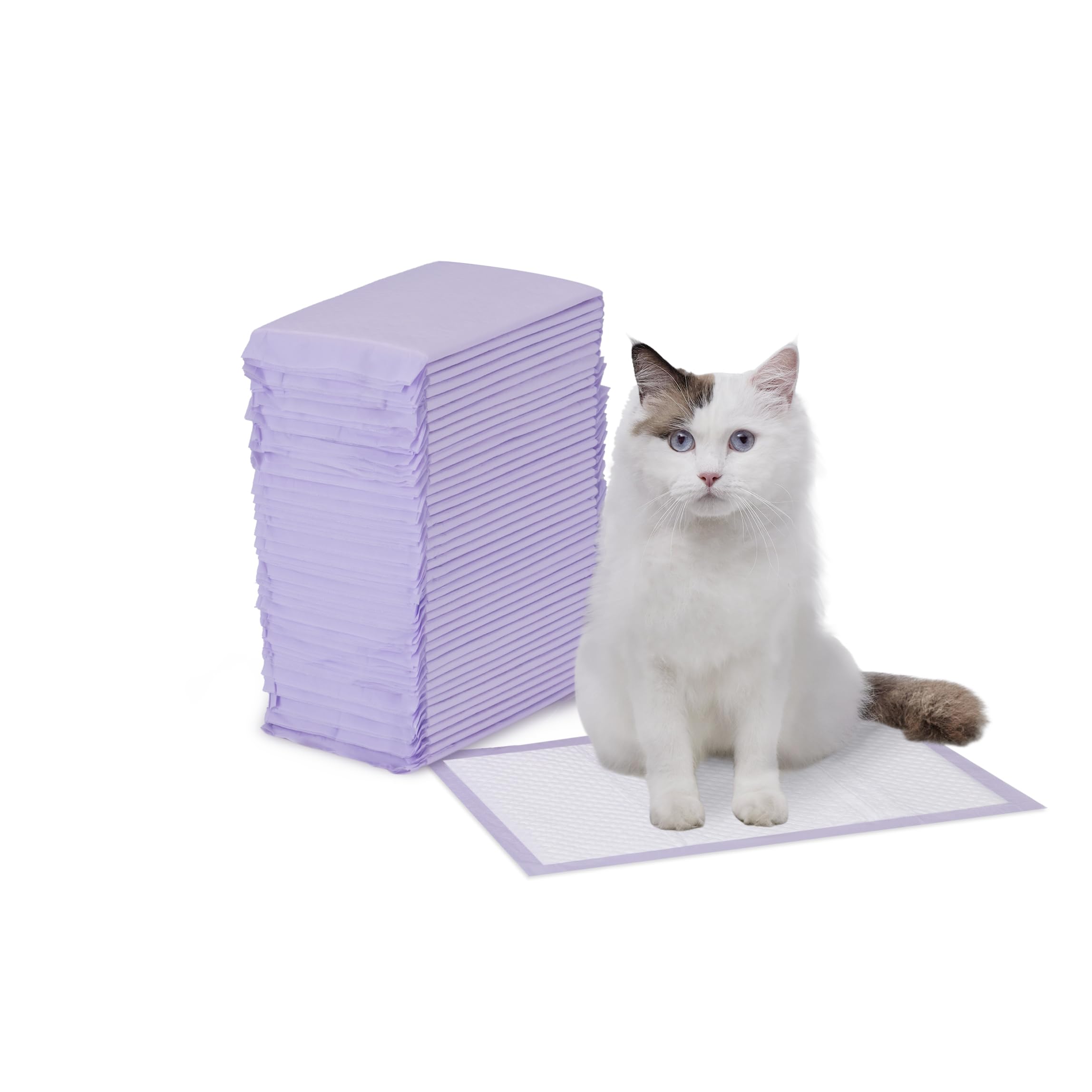Amazon Basics Cat Litter Pee Pads, Odor Control with Fresh Scent, Super Absorben