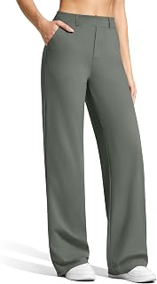 G4Free EverGoing Women's Wide Leg Trousers with Pockets and Loops