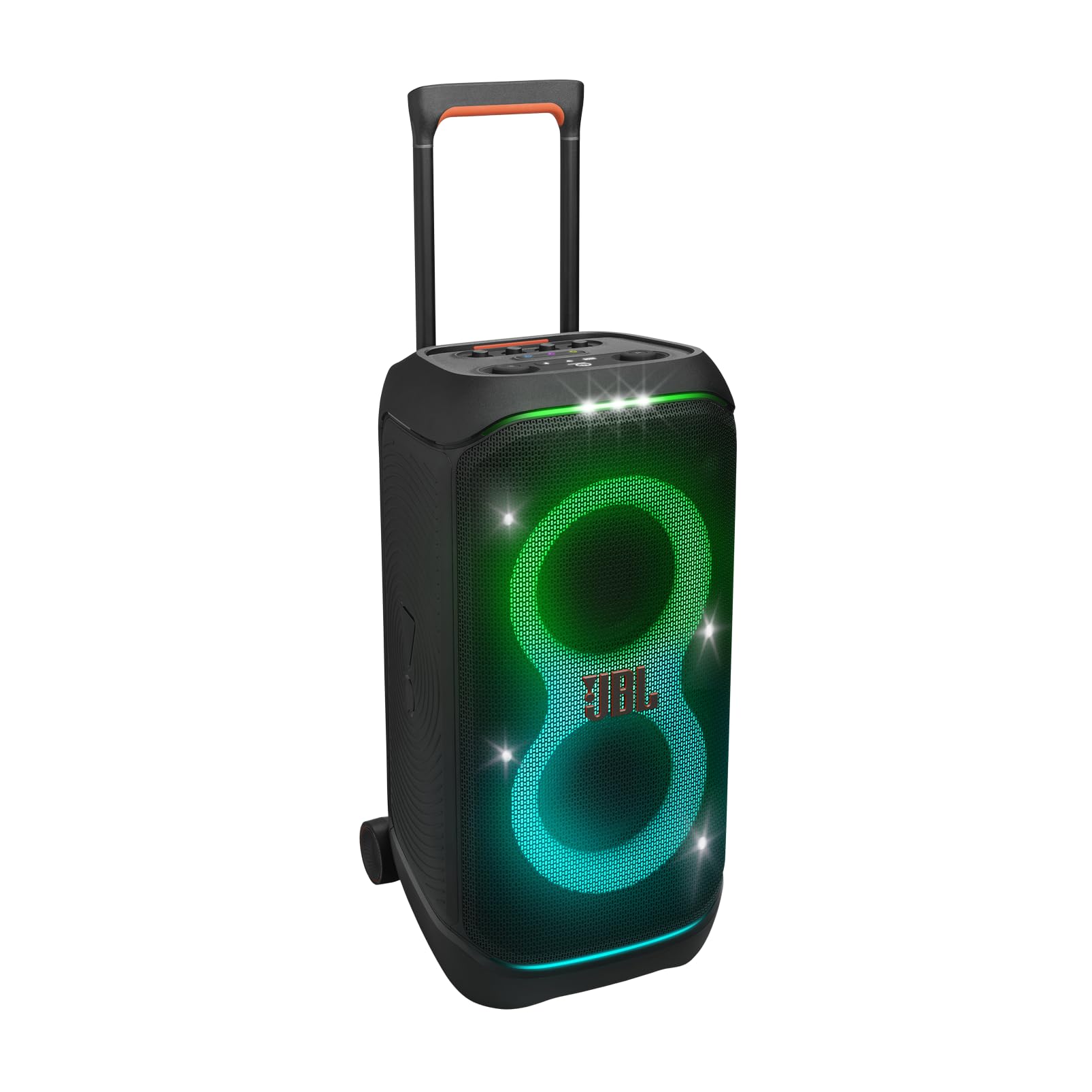 JBL PartyBox Stage 320 - Portable Party Speaker with Telescopic Handle & Wide, S