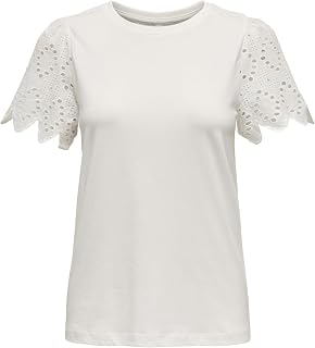 ONLY Onlebba Life S/S Women's Lace Top