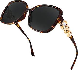 FEISEDY Sunglasses Womens Trendy, Polarized UV400 Protection Lens