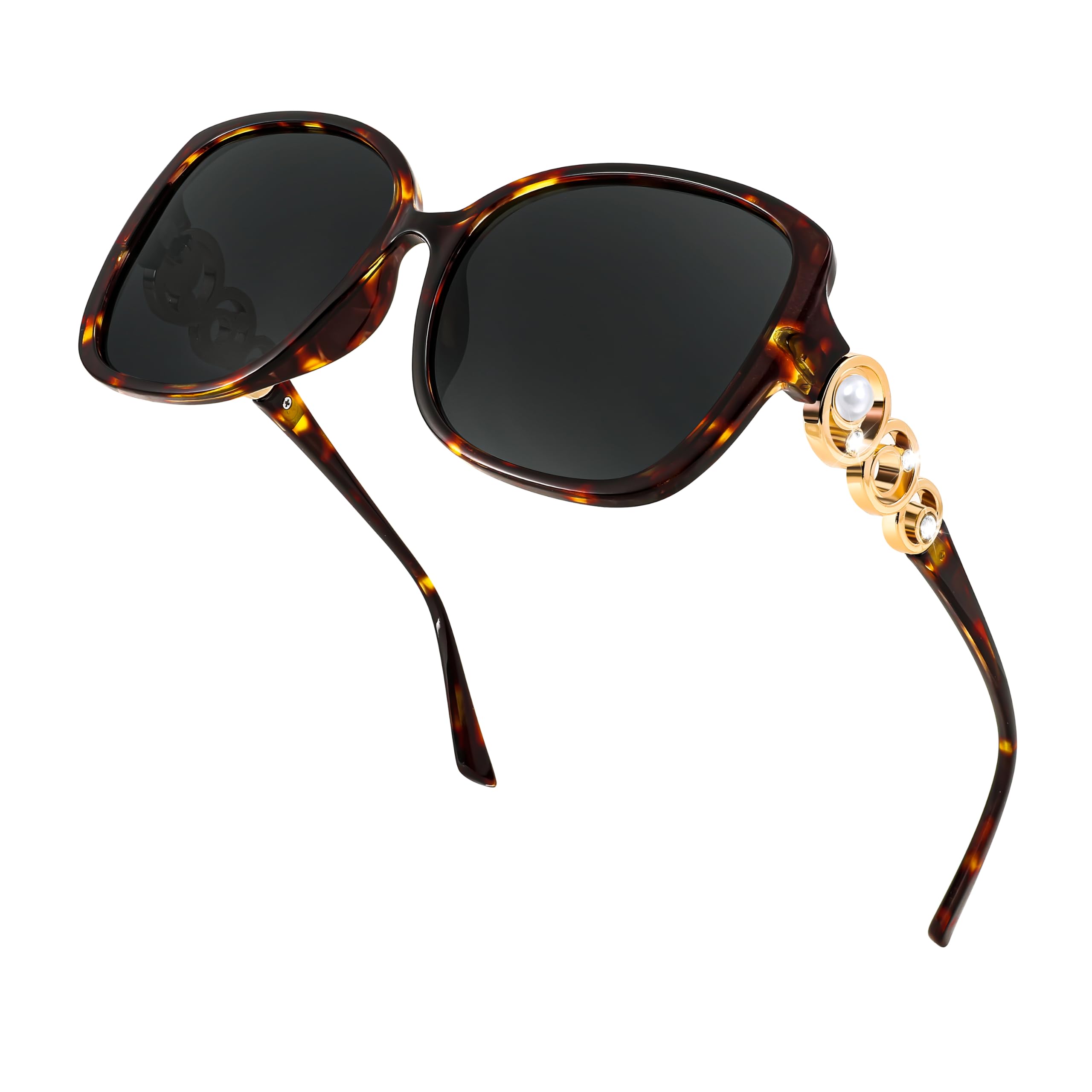 FEISEDY Sunglasses Womens Trendy, Polarized UV400 Protection Lens