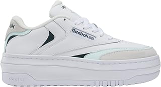 Reebok Club C Extra Women's Trainers, White Teal Green Forest, 38.5 EU