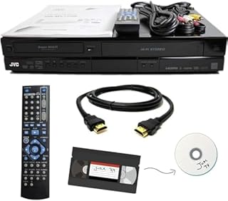 JVC VHS to DVD Recorder VCR Combo w/Remote, HDMI