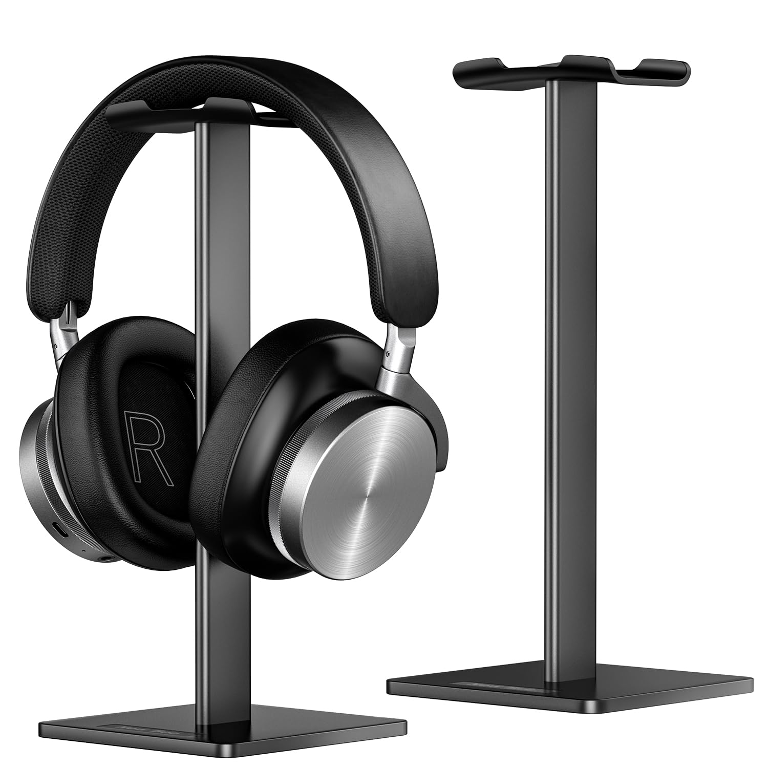New Bee Headphone Stand Headset Stand for All Headphones, Black | Universal Alum