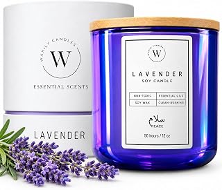 Waxily Soy Candles | Natural Aromatherapy | Non Toxic & Eco Friendly | Clean Burning Essential Oil Candle | Sustainable Scented Home Decor | Best Vegan Gift