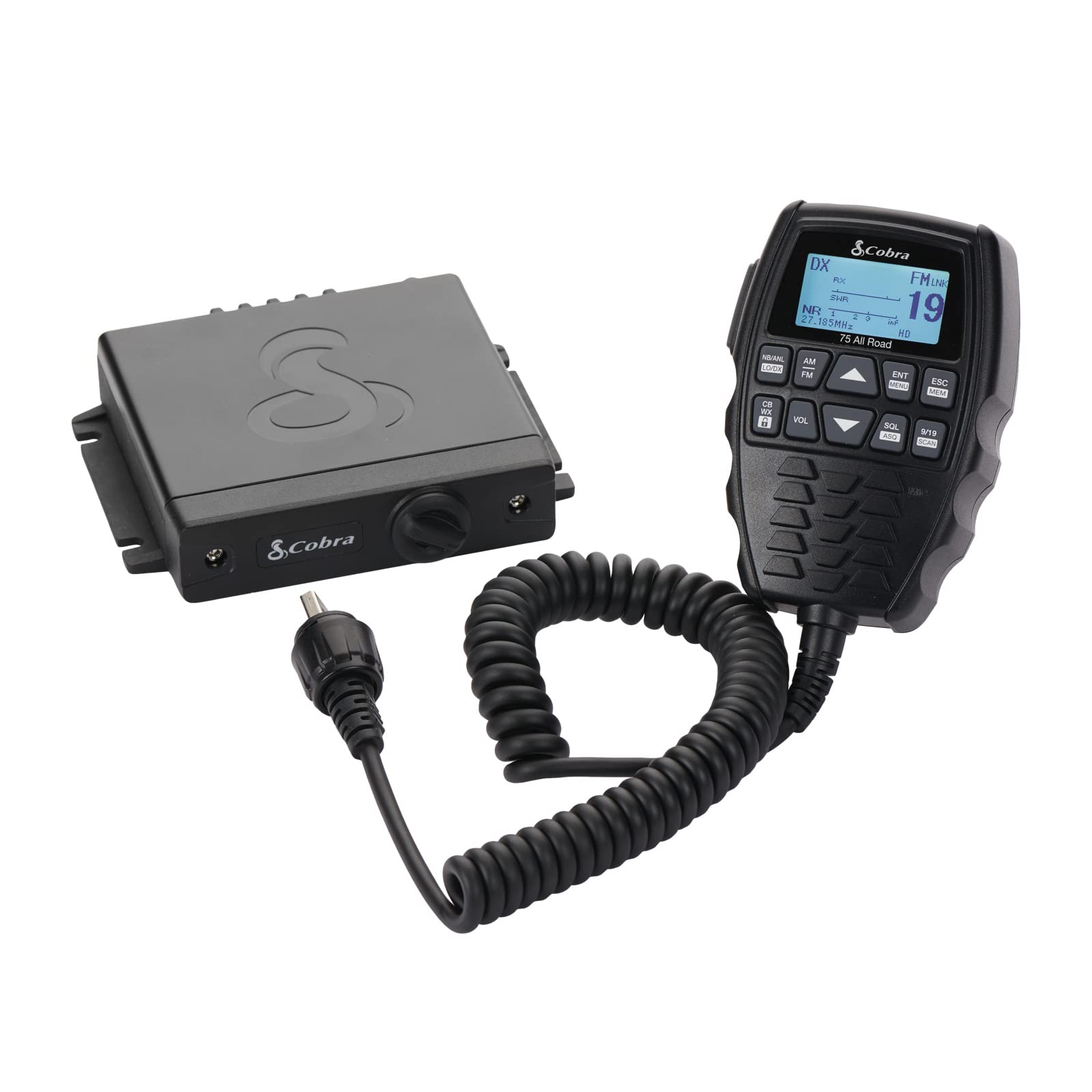 Cobra 75 All Road Wireless CB Radio, Dual-Mode AM/FM, Full 40 Channels | Bluetoo
