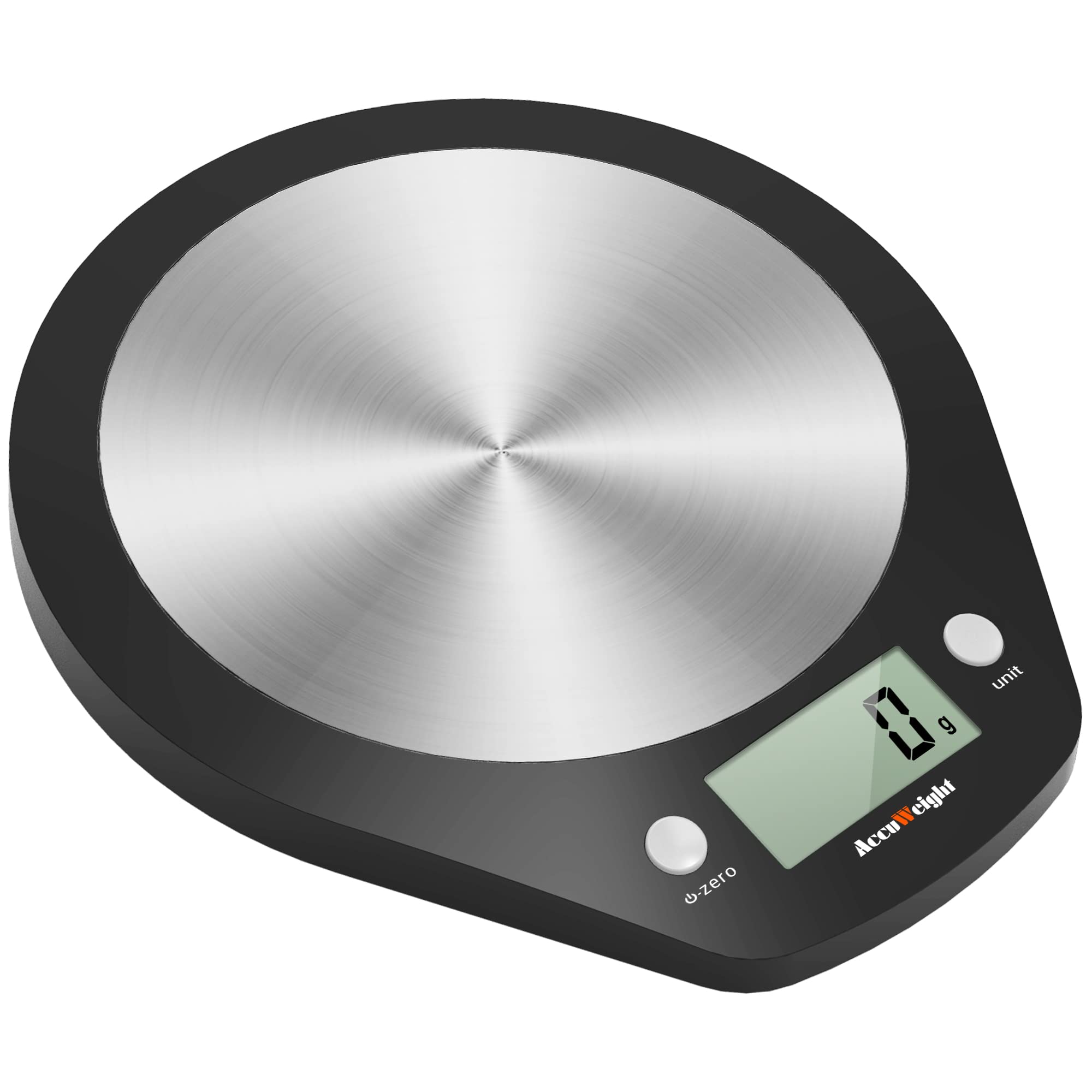 ACCUWEIGHT 203 Digital Kitchen Scale, Electronic Stainless Steel Food Scales wit