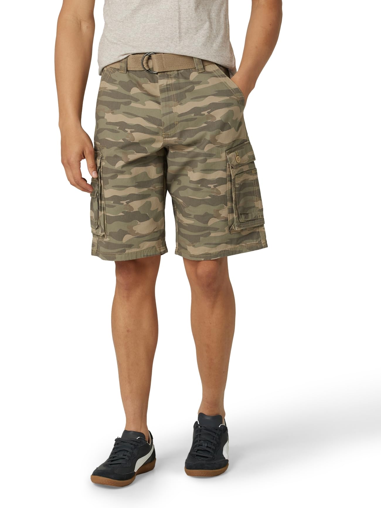 Lee - New Cargo Shorts with Wyoming Belt, Men's Cargo Trousers