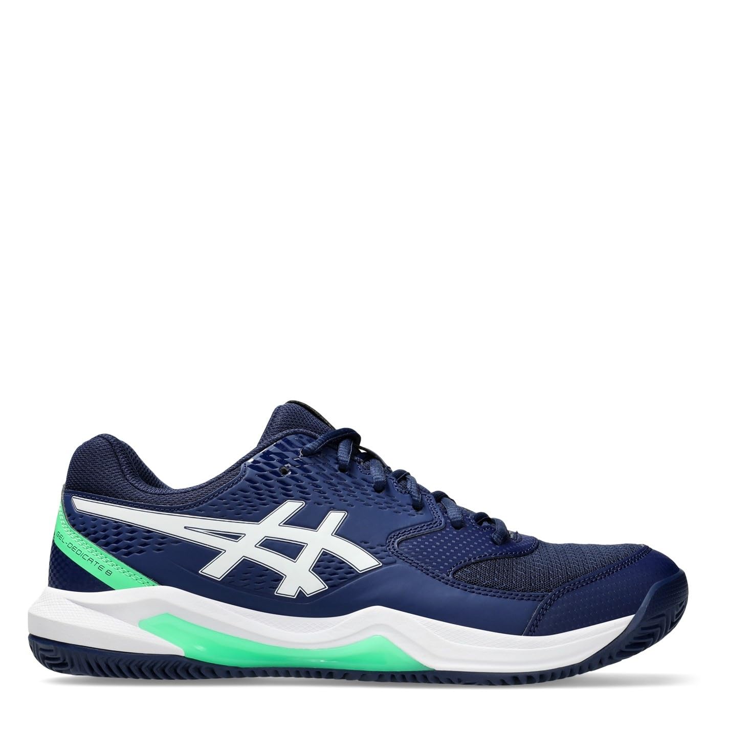 ASICS Dedicate 8 Clay Man Tennis Shoes Blue White