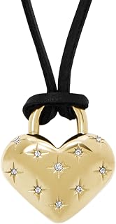 Fossil Women's All Stacked Up Gold-Tone Stainless Steel Beaded Necklace (Model: JA7248710), Length: 410mm+50mm, Width: 6mm, Stainless Steel, No Gemstone