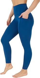 90 Degree By Reflex High Waist Fleece Lined Leggings with Side Pocket - Yoga Pants