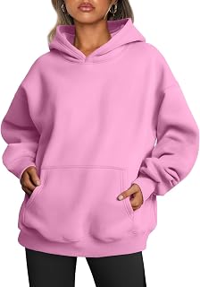 Trendy Queen Womens Oversized Fleece Hoodie Autumn Fashion 2025 Winter Sweater