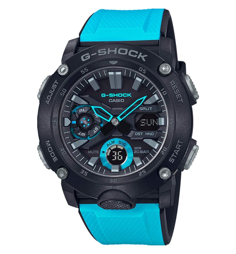 Casio GA-2000-1A2ER GA-2000-1A2ER Men's Analogue Digital Quartz Watch with Resin