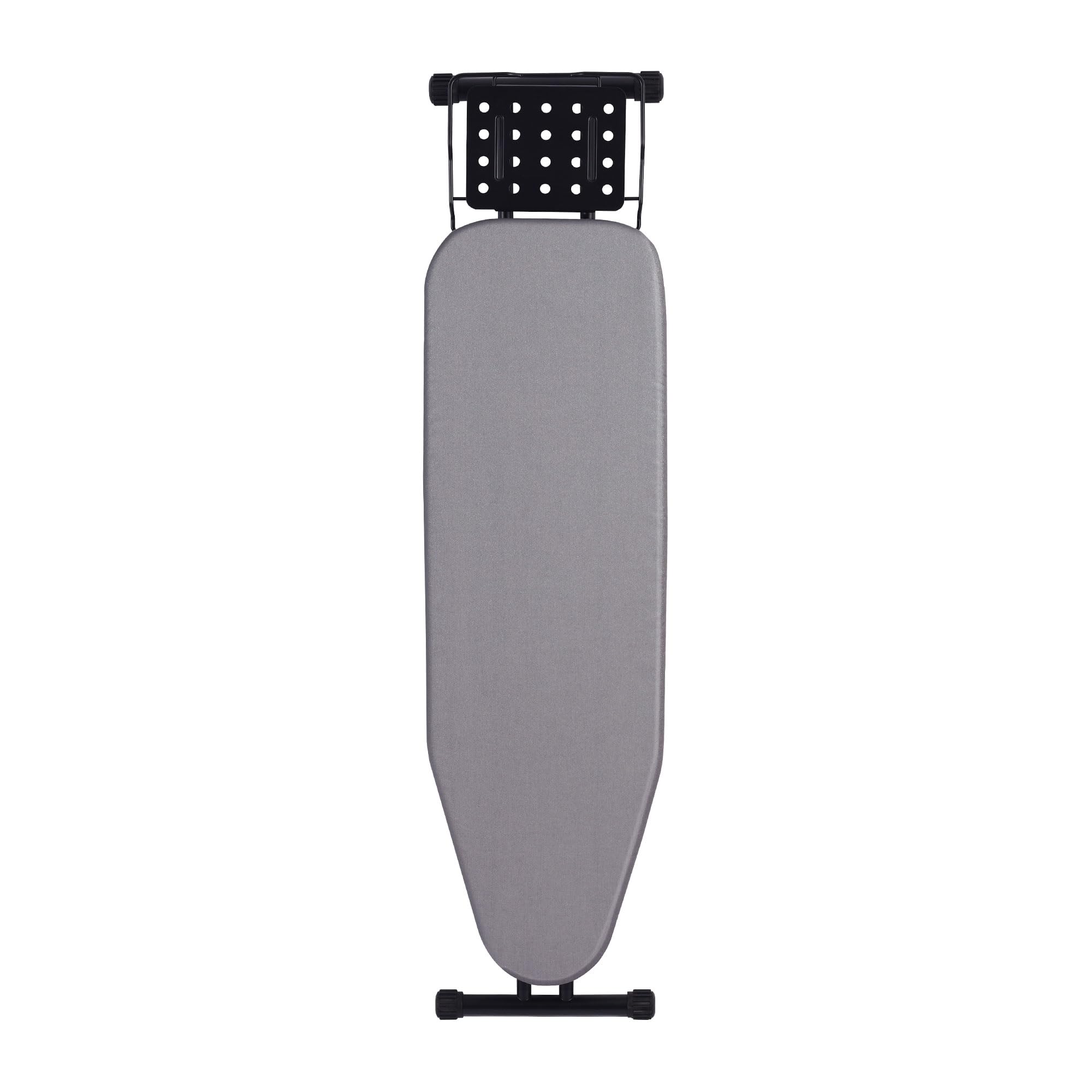 Jakeefud Deluxe Ironing Board with Heat Resistant Cover and Thicken Felt Pad, He