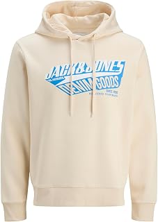 Jack & Jones Jjelogo Sweat Hood 2 Col 25/26 Noos Jjelogo Hoodie 2 Col 25/26 Noos Men (Pack of 1)